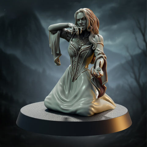 Vampire Bride - C  | BeaMini Print to Order Miniatures