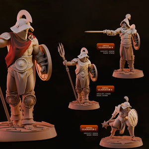 Arena Gladiators | BeaMini Print to Order Miniatures