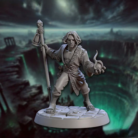 Pargus, Human Wizard | BeaMini Print to Order Miniatures