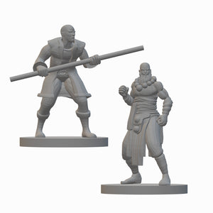 Human Monk (wave 3) | BeaMini Unpainted RPG Miniatures