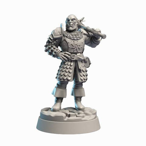 Orc Paladin | BeaMini Print to Order Miniatures