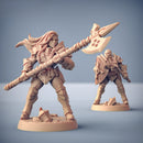 Human Female Paladins | BeaMini Print to Order Miniatures