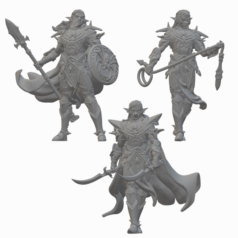 Drow | BeaMini Unpainted RPG Miniatures