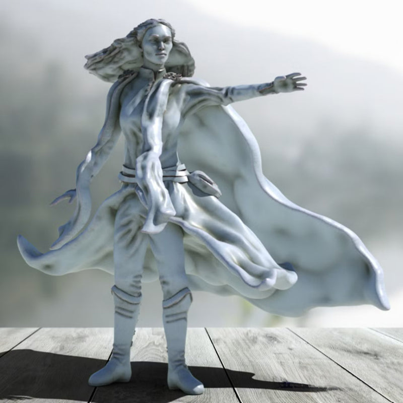 Elven Female Sorcerer | BeaMini Print to Order Miniatures