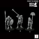 Tomb Guards | BeaMini Print to Order Miniatures