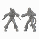 Drow Monks | BeaMini Unpainted RPG Miniatures