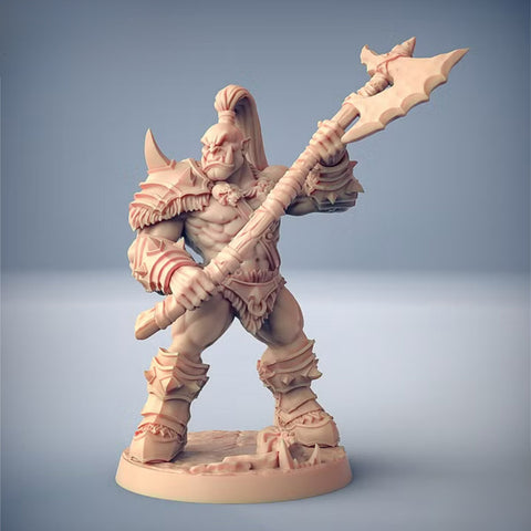 Orc Barbarian B | BeaMini Print to Order Miniatures