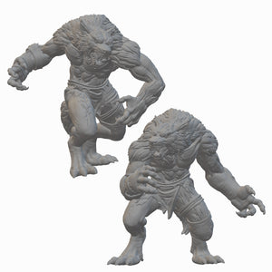 Werewolves | BeaMini Unpainted RPG Miniatures