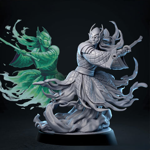 Ghostly Warrior 4 | BeaMini Print to Order Miniatures