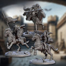 Human Knight (Mounted) | BeaMini Print to Order Miniatures