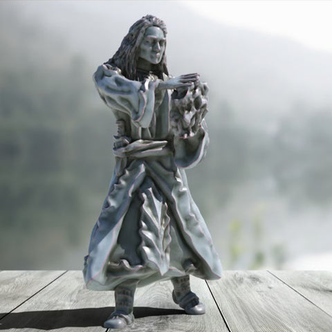 Dal'lear Elf Wizard | BeaMini Print to Order Miniatures