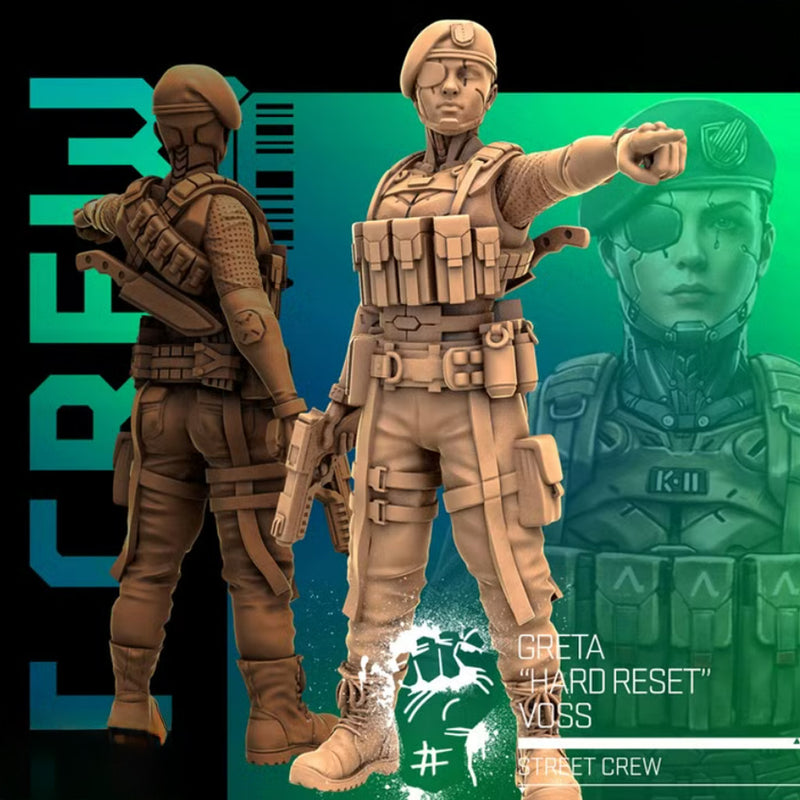 Greta 'Hard Reset' Voss | BeaMini Print to Order Miniatures
