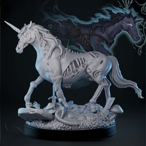 Stragovian Unicorn | BeaMini Print to Order Miniatures