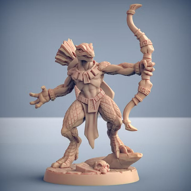 Goldmaw Lizardman F | BeaMini Print to Order Miniatures
