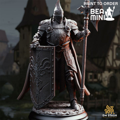 Lars von Findros - Human Fighter | BeaMini Print to Order Miniatures
