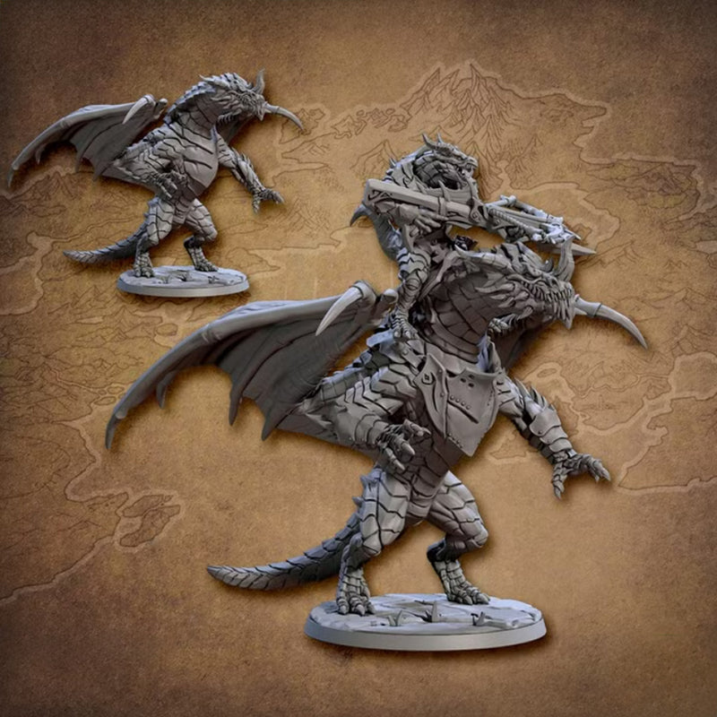 Assault Dragon - D | BeaMini Print to Order Miniatures