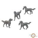 Loyal Companions (Dogs) | BeaMini Unpainted RPG Miniatures