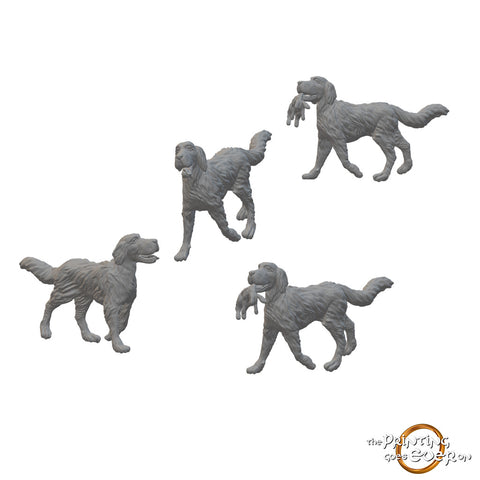 Loyal Companions (Dogs) | BeaMini Unpainted RPG Miniatures