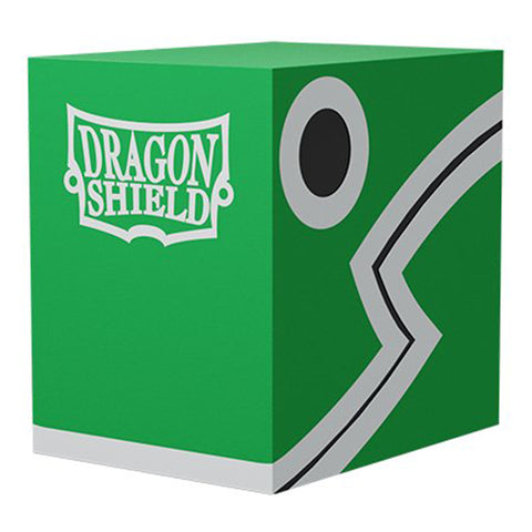 Dragon Shield Double Shell (150 Cards Deckbox) Green//Black