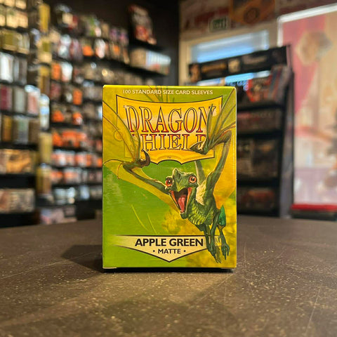 Dragon Shield Standard Matte Sleeves 100 Pack - Apple Green
