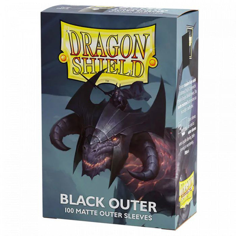 Dragon Shield Black Outer Matte Sleeves 100 Pack