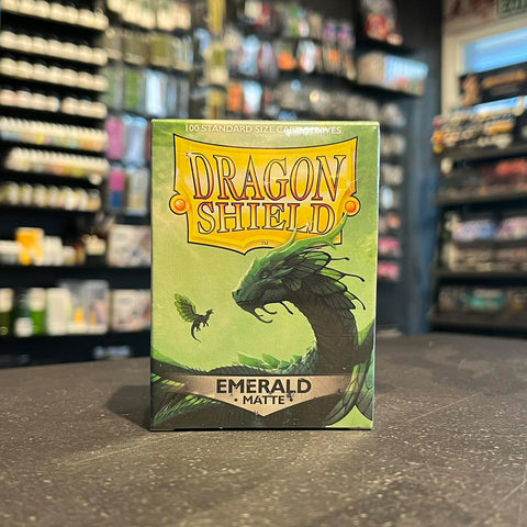Dragon Shield Standard Matte Sleeves 100 Pack - Emerald