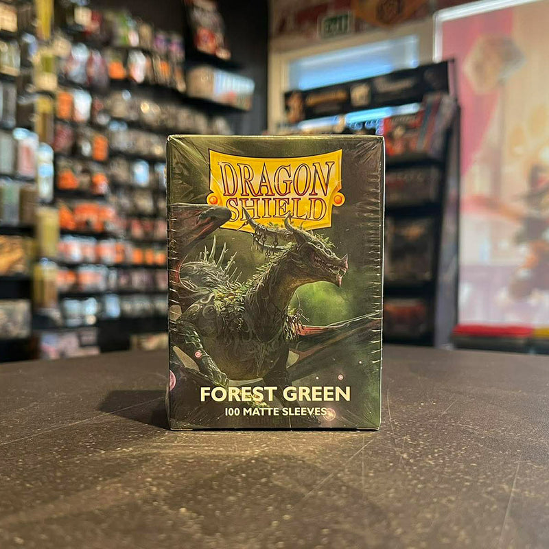 Dragon Shield Standard Matte Sleeves 100 Pack - Forest Green