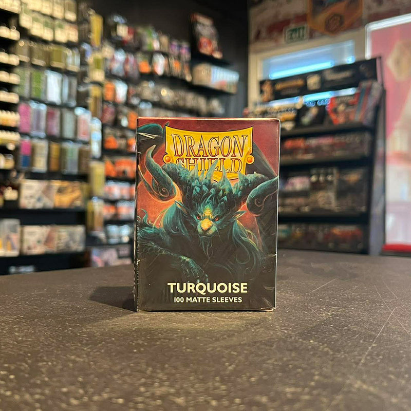 Dragon Shield Standard Matte Sleeves 100 Pack - Turquoise