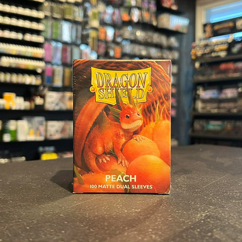 Dragon Shield Dual Matte Sleeves 100 Pack - Peach
