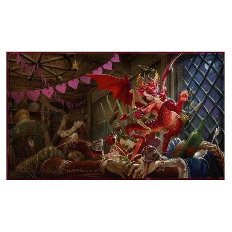 Dragon Shield Playmat - Case and Coin - Valentine Dragon