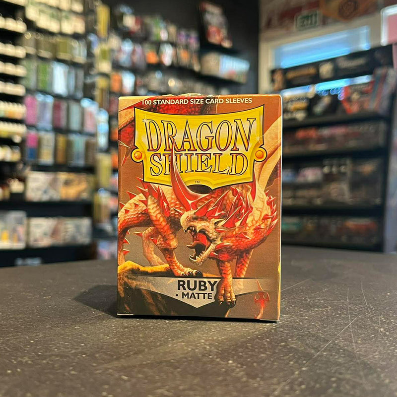 Dragon Shield Standard Matte Sleeves 100 Pack - Ruby