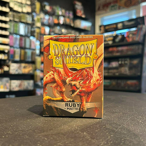 Dragon Shield Standard Matte Sleeves 100 Pack - Ruby