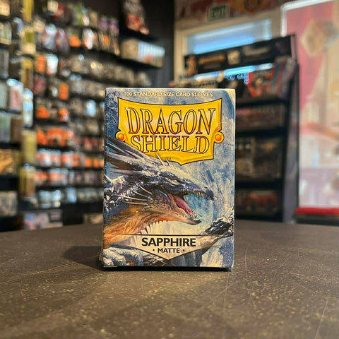 Dragon Shield Standard Matte Sleeves 100 Pack - Sapphire