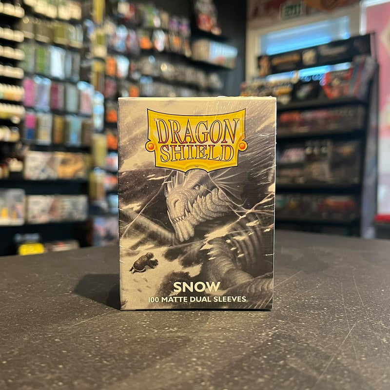 Dragon Shield Dual Matte Sleeves 100 Pack - Snow