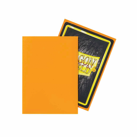 Dragon Shield Standard Matte Sleeves 100 Pack - Orange