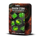 Dragon Storm Green Dragon Inclusion Dice (Handcrafted Dice )