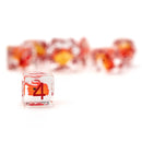 Dragon Storm Red Dragon Inclusion Dice (Handcrafted Dice)