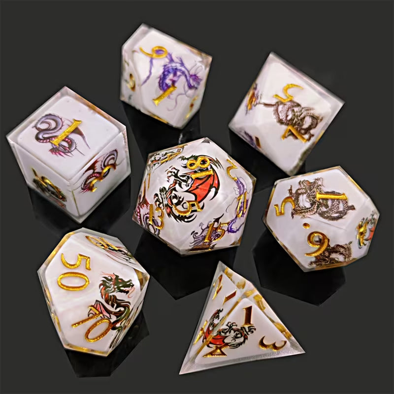 Dragon's Lore - Handcrafted Sharp Edge Dice