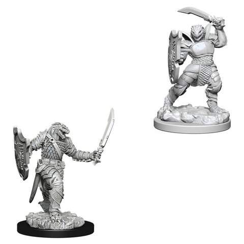 Dragonborn Paladin - Nolzurs Marvelous Unpainted Miniatures