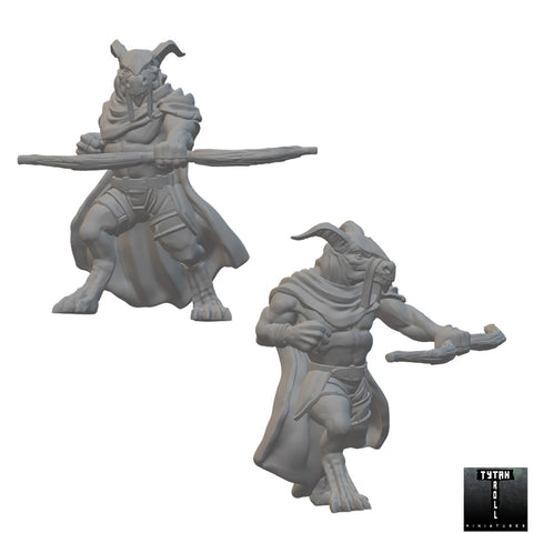 Dragonborn Rangers (Wave 2) | BeaMini Unpainted RPG Miniatures