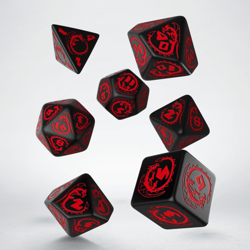 Dragons Dice Set - Onyx by Q Workshop