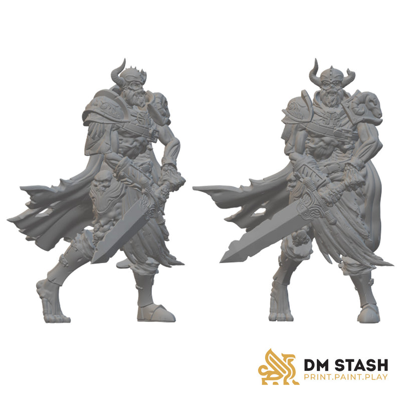 Draugr Arisen Warriors | BeaMini Unpainted RPG Miniatures