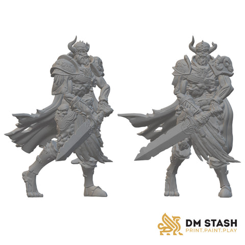 Draugr Arisen Warriors | BeaMini Unpainted RPG Miniatures