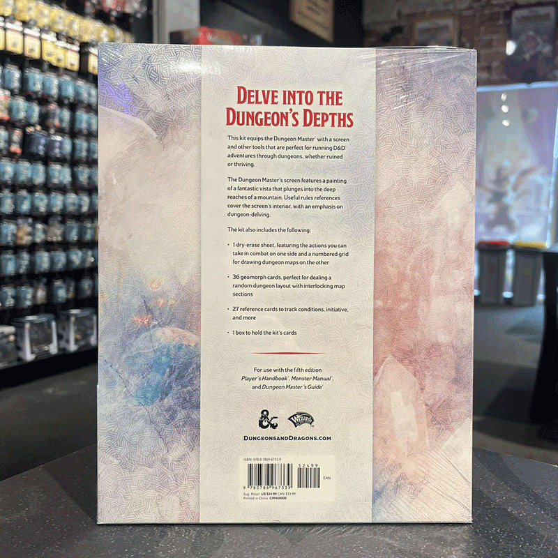 D&D Dungeon Master's Screen Dungeon Kit