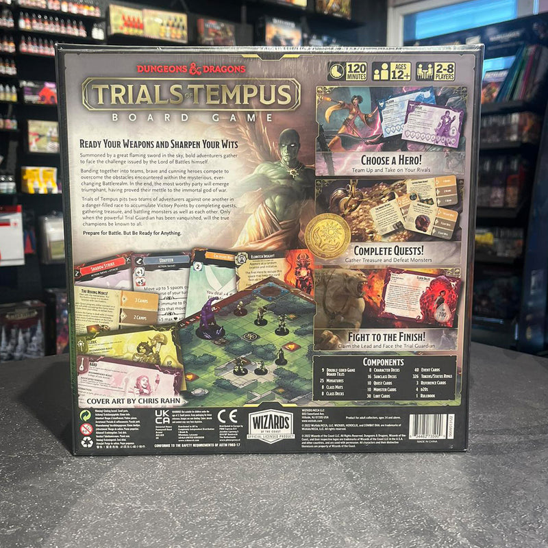 Dungeons & Dragons Trials of Tempus Board Game