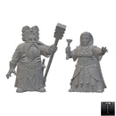 Dwarf Wizards (Wave 2) | BeaMini Unpainted RPG Miniatures