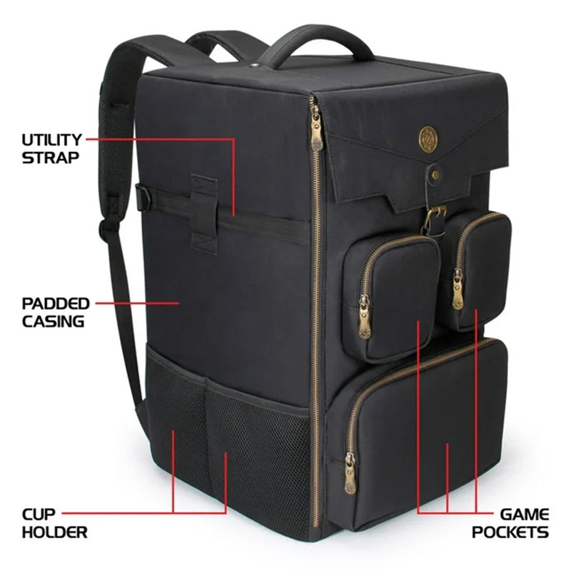 Enhance Board Game Backpack - Black