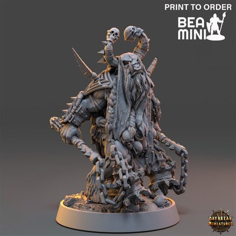 Eignish - Beastman Warrior | BeaMini Print to Order Miniatures