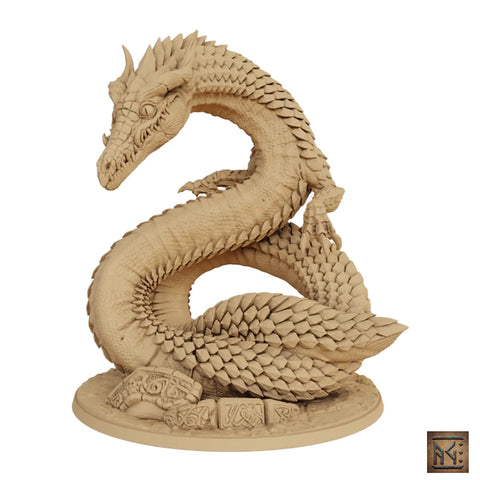 Eldormr The Fire Linnorm | BeaMini Unpainted RPG Miniatures