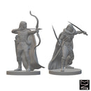 Elf  Male Rangers | BeaMini Unpainted RPG Miniatures